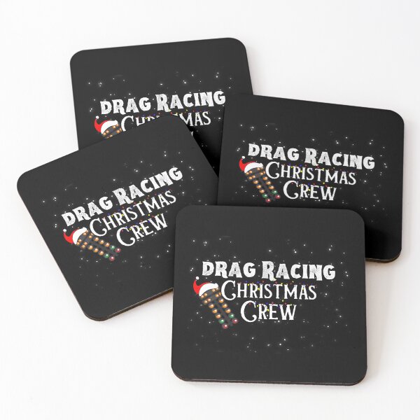 Item preview, Drag Racing Christmas Crew Holiday Christmas Lights Christmas Tree Funny Racing Xmas designed and sold by CarantinedChaos.