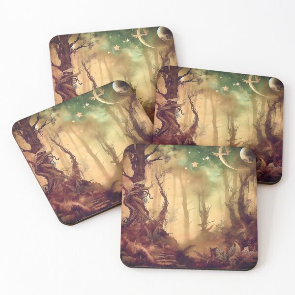 Item preview, Vintage Cottage Core Mystical Forest Landscape designed and sold by Paula B.