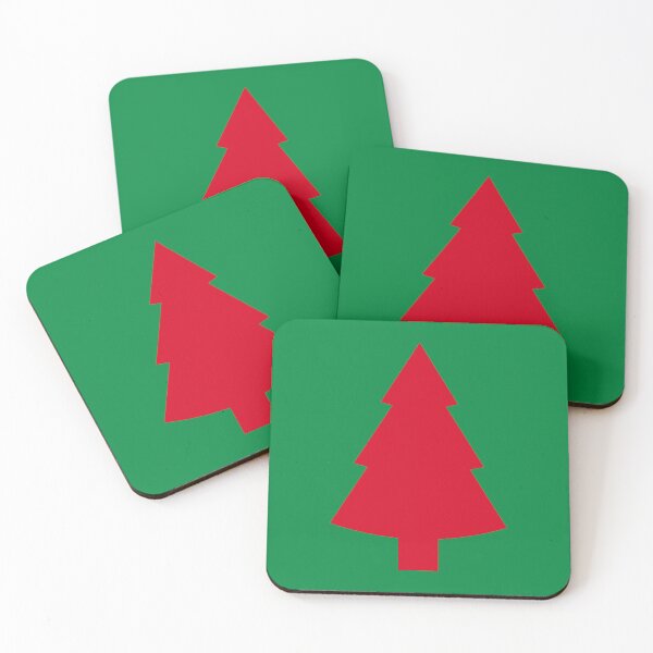 Item preview, Red And Green Christmas Tree designed and sold by 3hornCreations.