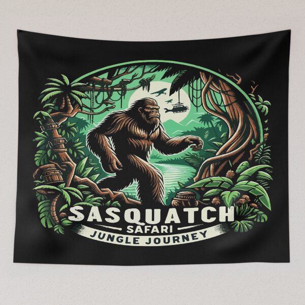 Item preview, Sasquatch Safari Jungle Journey designed and sold by MegaDirt.