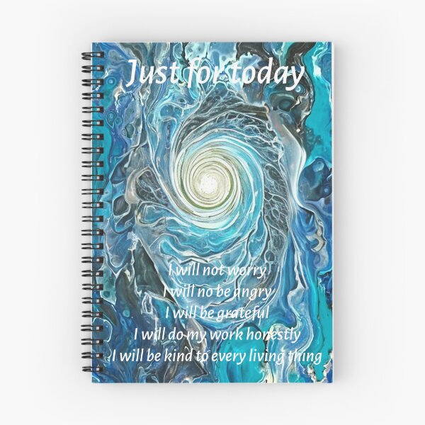 Item preview, Reiki principles on blue background  designed and sold by Hmelliger.