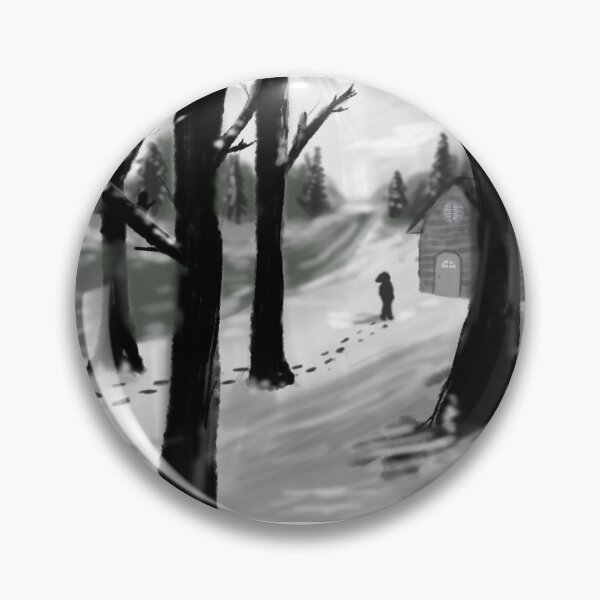 Item preview, House in a Snowy forest scene  designed and sold by Charlotsart .