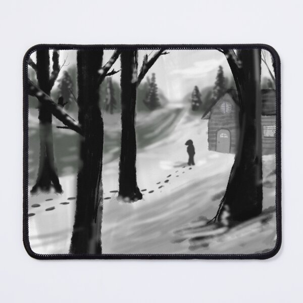 Item preview, House in a Snowy forest scene designed and sold by Charlotsart .