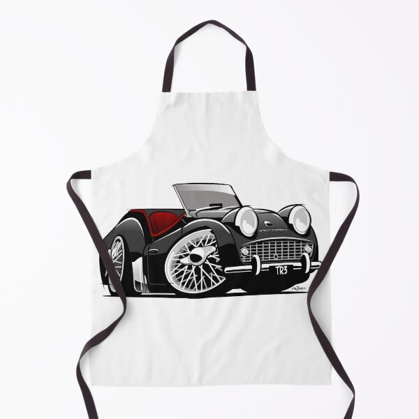 Item preview, Triumph TR3 caricature black designed and sold by car2oonz.