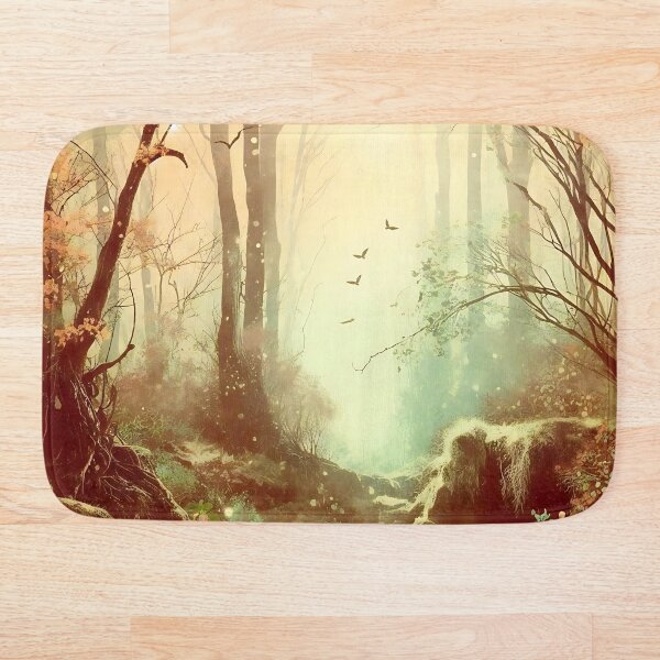 Item preview, Vintage Cottage Core Magical Forest Landscape designed and sold by Paula B.