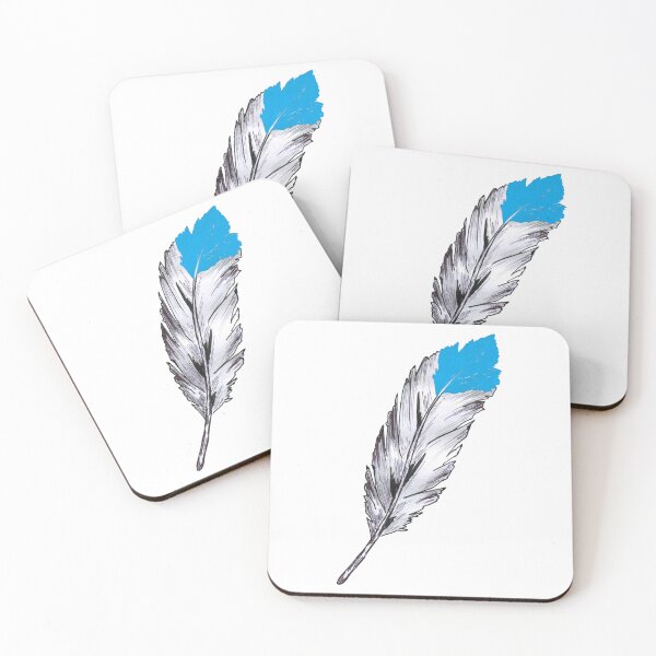 Item preview, Feathers Eagle - Ocean Blue designed and sold by galleasstudio.