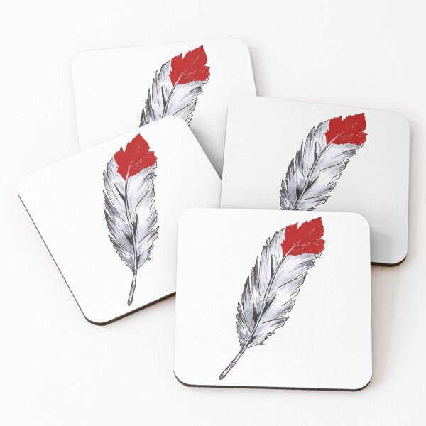 Item preview, Feathers Eagle - Bright Red designed and sold by galleasstudio.