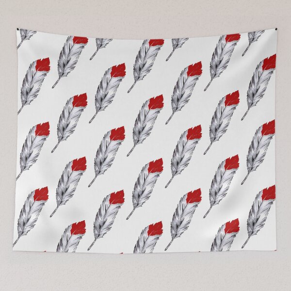 Item preview, Feathers Eagle - Bright Red designed and sold by galleasstudio.