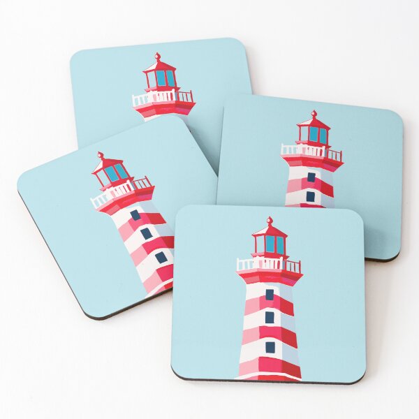 Item preview, Striped Red and White Lighthouse designed and sold by BrightTide.