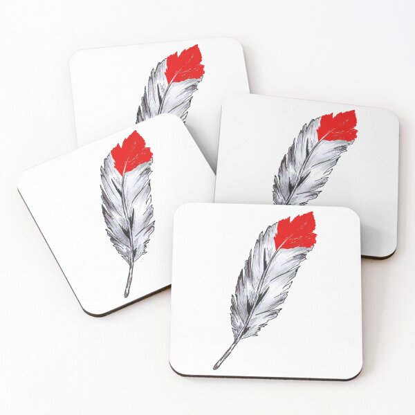 Item preview, Feathers Eagle - Scarlet Red designed and sold by galleasstudio.
