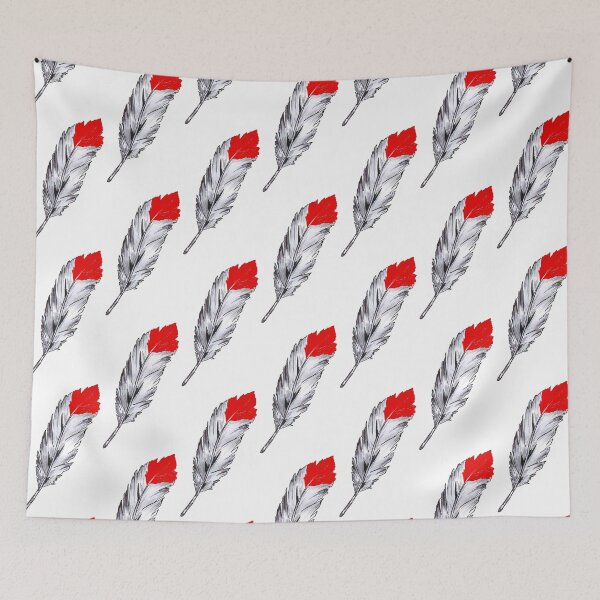 Item preview, Feathers Eagle - Scarlet Red designed and sold by galleasstudio.