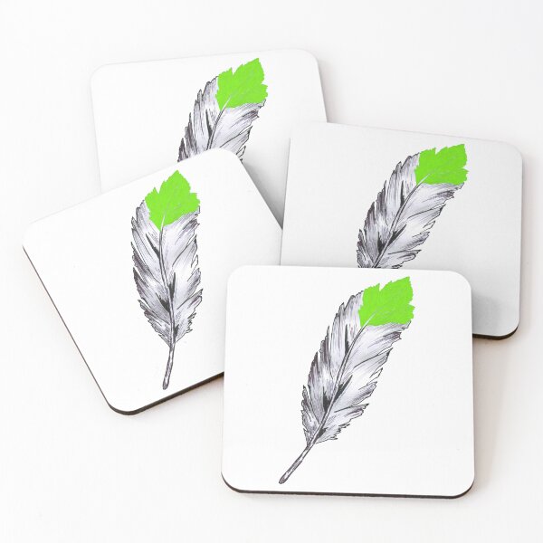 Item preview, Feathers Eagle - Bright Green Gapes designed and sold by galleasstudio.