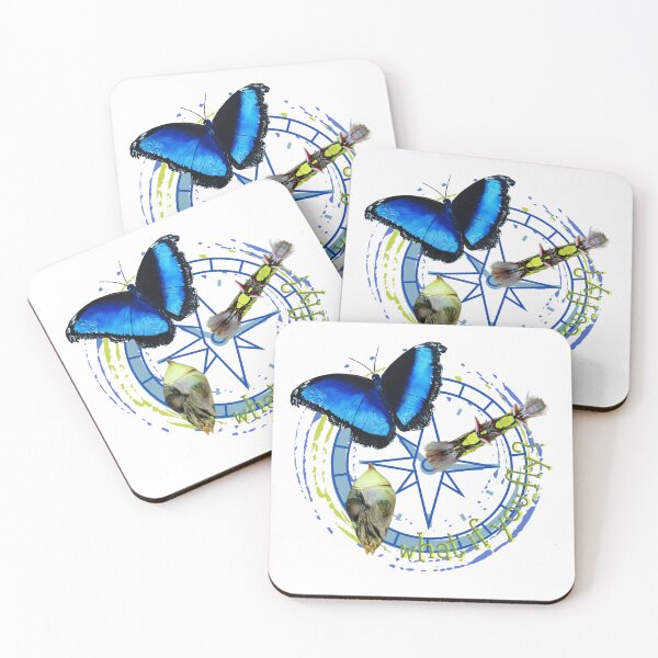 Item preview, What if you fly? Butterfly blue designed and sold by LumiSoleil.