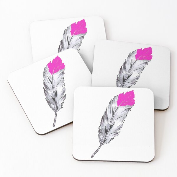 Item preview, Feathers Eagle - Pink Fuchsia designed and sold by galleasstudio.