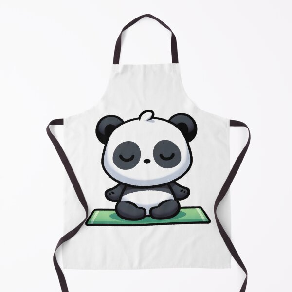 Item preview, Zen Panda Meditating on Yoga Mat designed and sold by UmbrellaStudio1.
