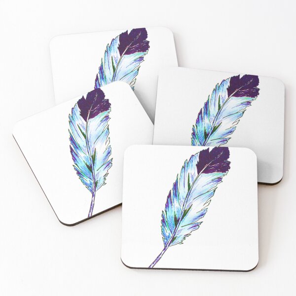 Item preview, Feathers Eagle - Violet Blue Sky designed and sold by galleasstudio.
