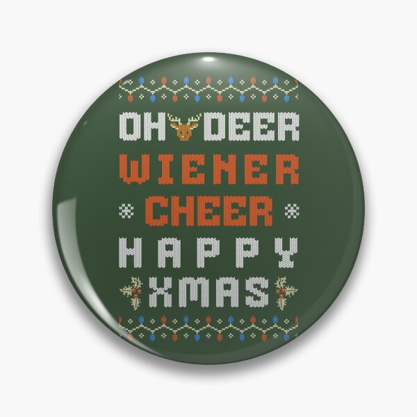 Item preview, Wiener Cheer Sausage Dog Dachshund Christmas Sweater designed and sold by Hic21.