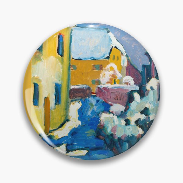 Item preview, HD. Cemetery and Vicarage in Kochel, by Wassily Kandinsky designed and sold by MINDTHECHERRY.