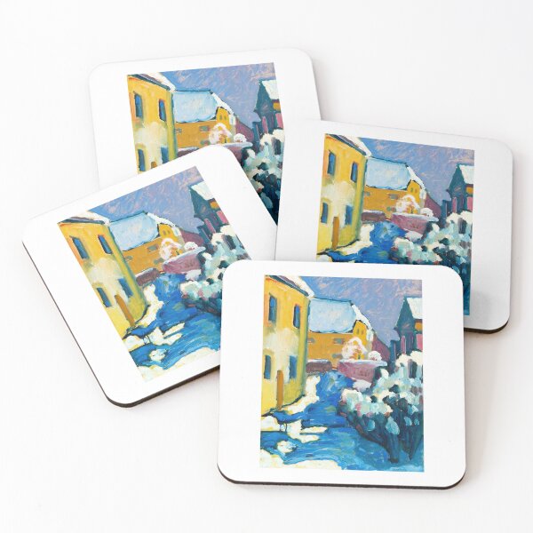 Item preview, HD. Cemetery and Vicarage in Kochel, by Wassily Kandinsky designed and sold by MINDTHECHERRY.