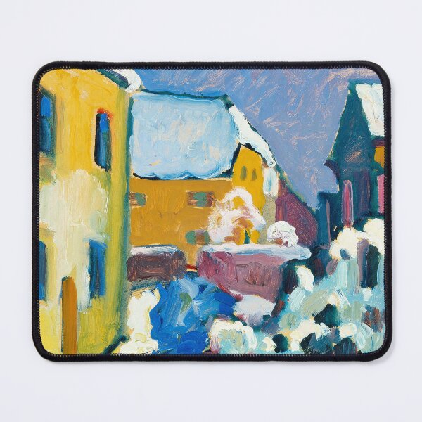 Item preview, HD. Cemetery and Vicarage in Kochel, by Wassily Kandinsky designed and sold by MINDTHECHERRY.
