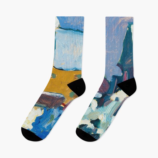 Item preview, HD. Cemetery and Vicarage in Kochel, by Wassily Kandinsky designed and sold by MINDTHECHERRY.