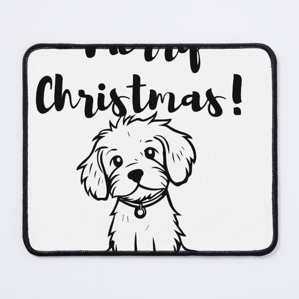 Item preview, happy chrismas dog designed and sold by falconaro.