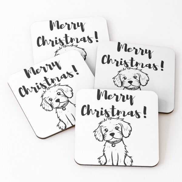 Item preview, happy chrismas dog designed and sold by falconaro.