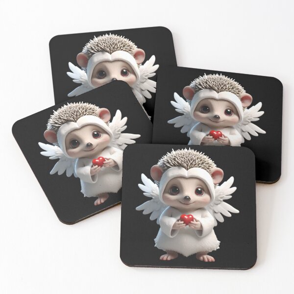 Item preview, Christmas Angel Hedgehog  designed and sold by Awesome Things.