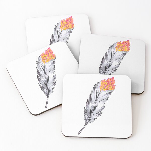 Item preview, Feathers Eagle - Lava Fuchsia designed and sold by galleasstudio.
