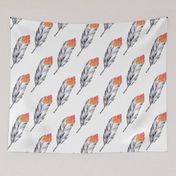 Item preview, Feathers Eagle - Lava Fuchsia designed and sold by galleasstudio.
