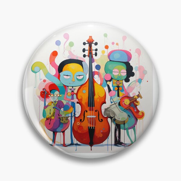 Item preview, Creatures playing jazz designed and sold by RalNix.