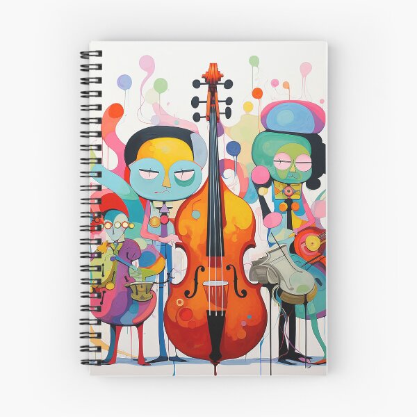 Item preview, Creatures playing jazz designed and sold by RalNix.