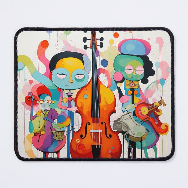 Item preview, Creatures playing jazz designed and sold by RalNix.