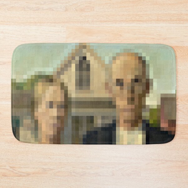 Item preview, Minecraft Painting American Gothic designed and sold by Saikishop.