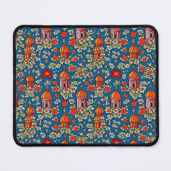 Item preview, Vintage Pattern of Mosques and Small Flowers designed and sold by Vorterix.