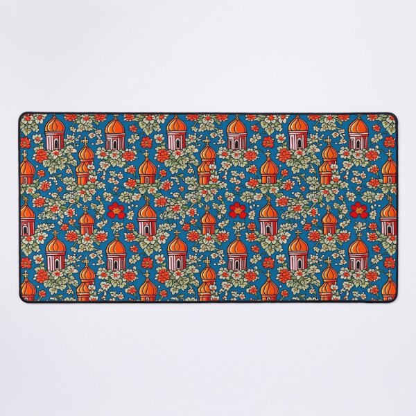 Item preview, Vintage Pattern of Mosques and Small Flowers designed and sold by Vorterix.