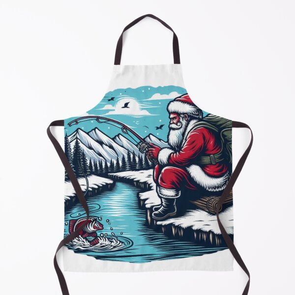 Item preview, Fishing santa claus designed and sold by ArminGreen.