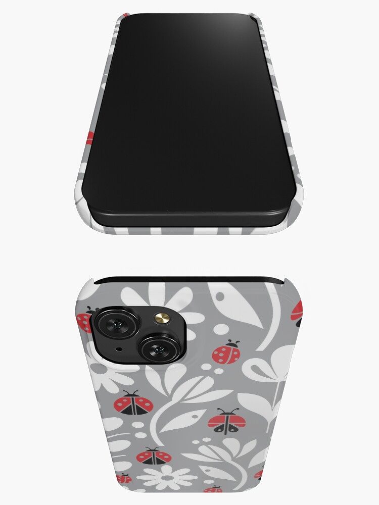 Thumbnail 3 of 4, iPhone Case, LADYBUG FLOWERS designed and sold by Art-type.
