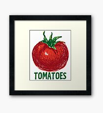 TOMATOES Framed Print