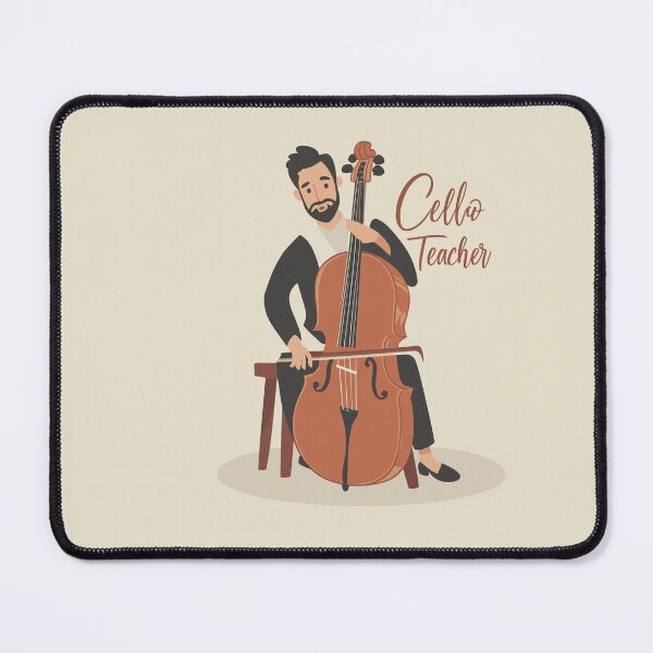 Item preview, Cello-tastic Cello teacher illustration designed and sold by EmeraldMusic.