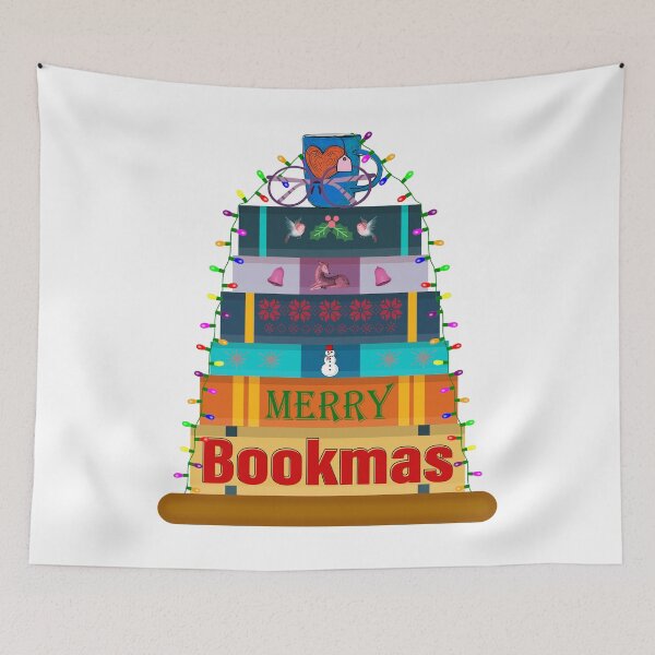 Item preview, Merry Bookmas, Funny Christmas Books designed and sold by MoSaid.