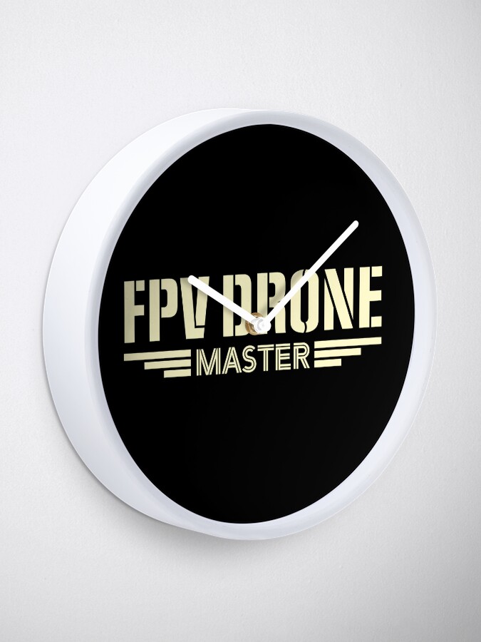 Thumbnail 1 of 4, Clock, FPV Drone Master designed and sold by Teesamust.