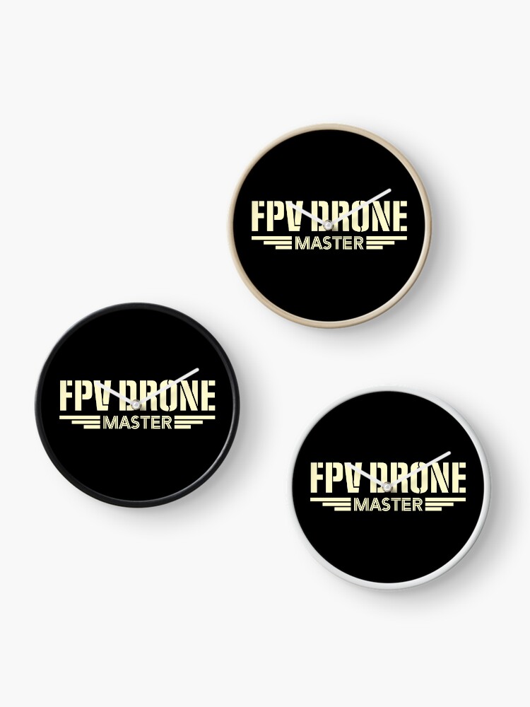 Thumbnail 3 of 4, Clock, FPV Drone Master designed and sold by Teesamust.
