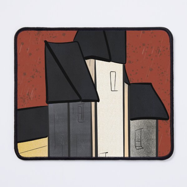 Item preview, "Some City Buildings" - Abstract Rainy Sky designed and sold by pngrktes-art.