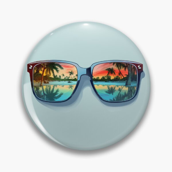 Item preview, Wayfarer Style Sunglasses Tropical Beach Sunset Escape Eyewear designed and sold by meganohm.