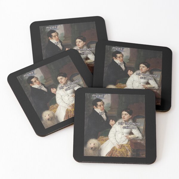 Item preview, The Therapist said No - Thanksgiving, Christmas And Birthday Party Gift Ideas for Classic Memes Lovers and Fans designed and sold by Memeing Everything.