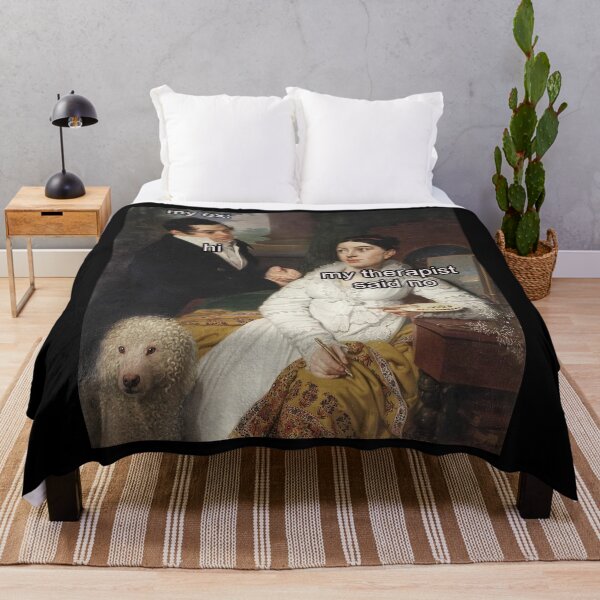 Item preview, The Therapist said No - Thanksgiving, Christmas And Birthday Party Gift Ideas for Classic Memes Lovers and Fans designed and sold by Memeing Everything.
