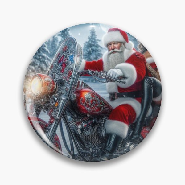 Item preview, Santa and Mrs out for a bike ride designed and sold by SeeingBeyond.