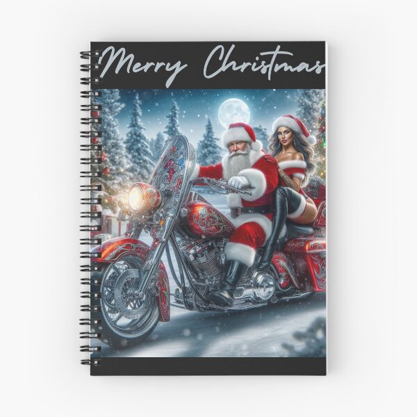 Item preview, Santa and Mrs out for a bike ride designed and sold by SeeingBeyond.