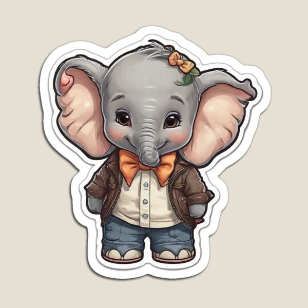 Item preview, Jumbo Joyful Pachyderm designed and sold by Hebert Falcon.